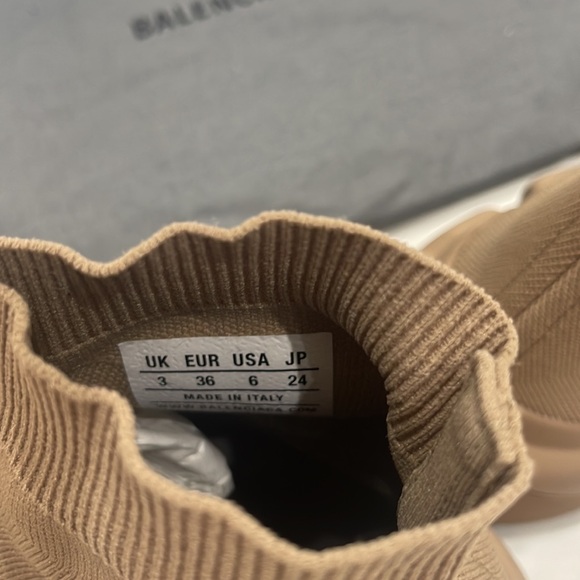 Authentic BALENCIAGA 2.0 speed light knit high top sneakers in size 36 - Picture 3 of 4